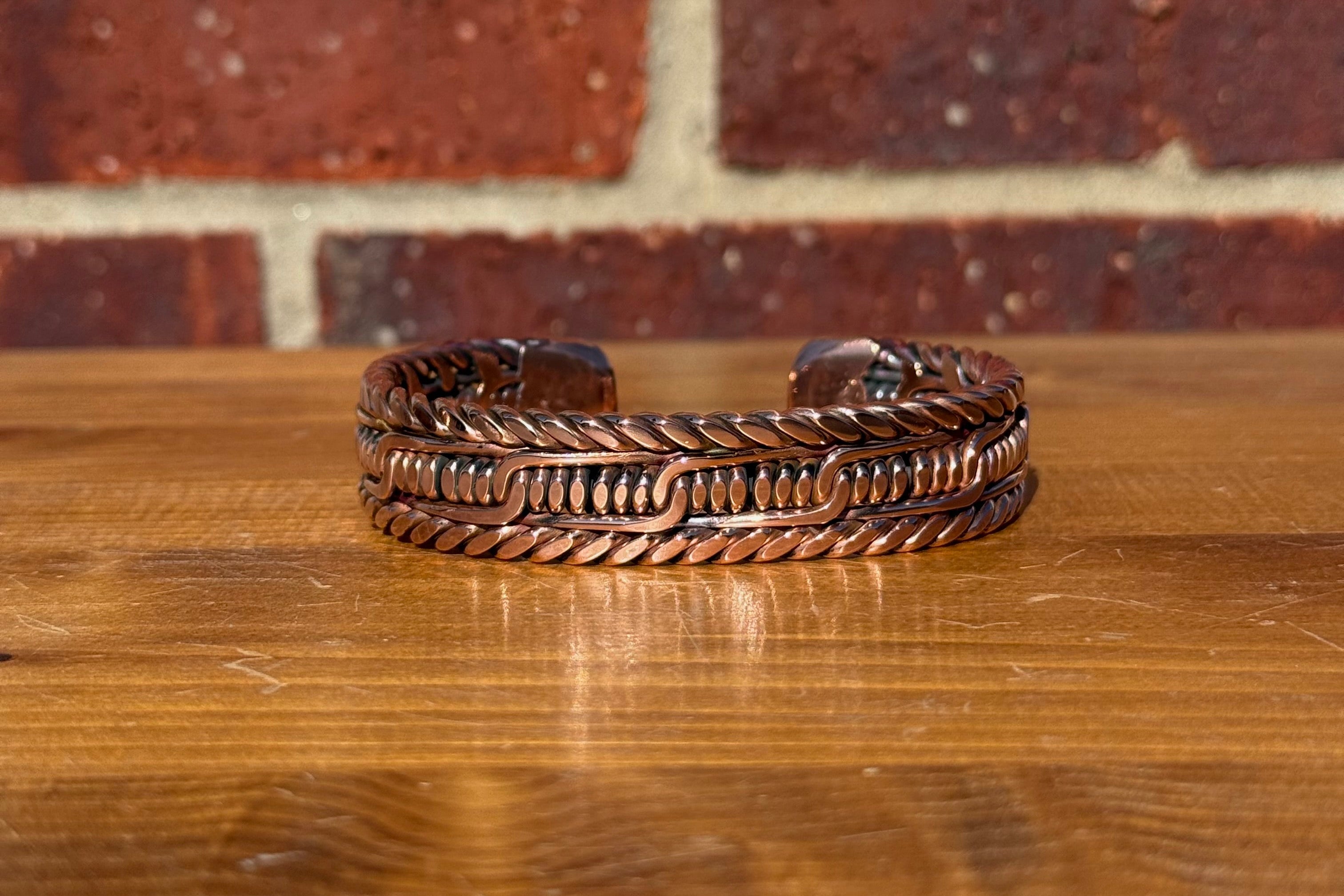 Copper Barbed Wire Cuff