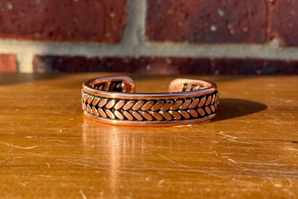 Copper Double Twist Cuff