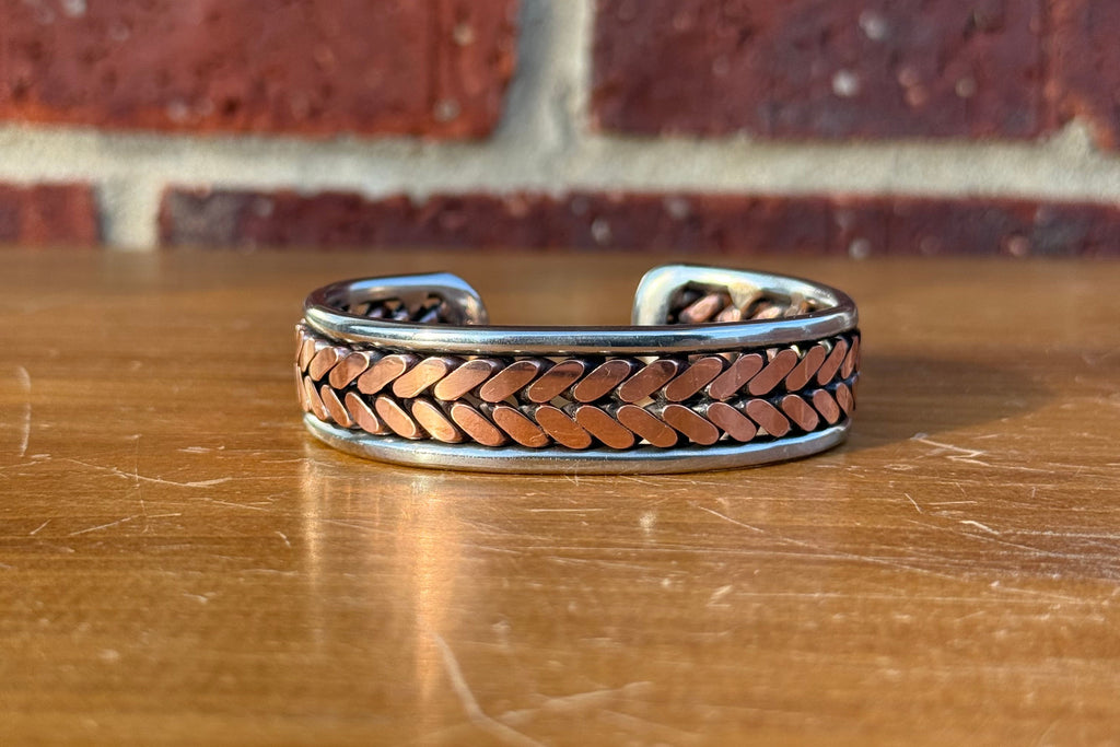 Copper Double Twist Cuff