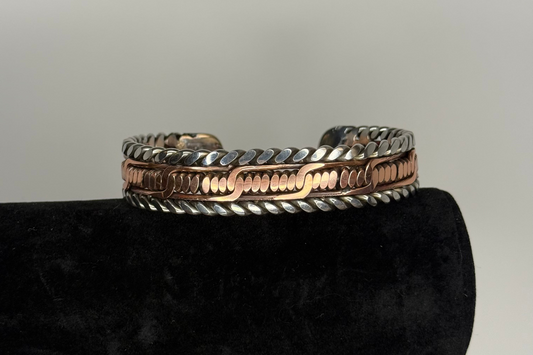 Copper Barbed Wire Cuff