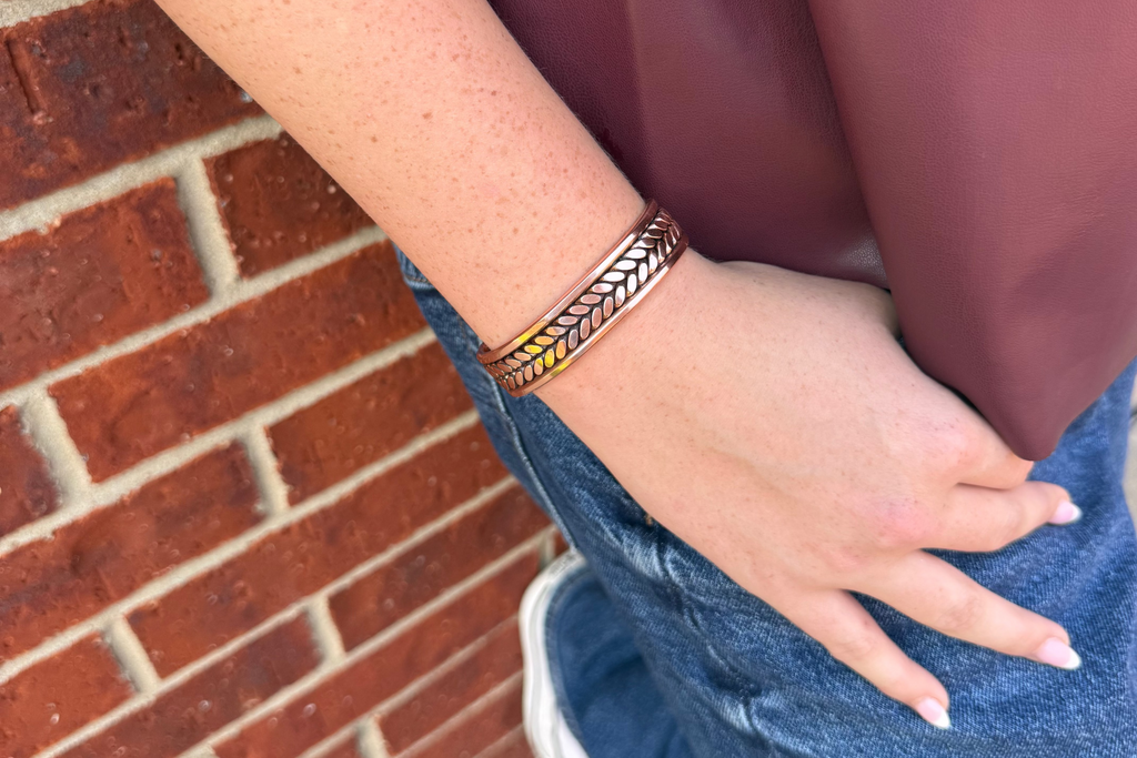 Copper Double Twist Cuff