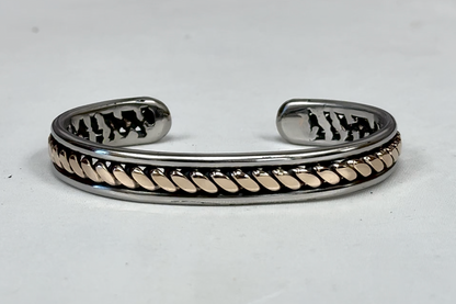 Single Bronze Twist Cuffs
