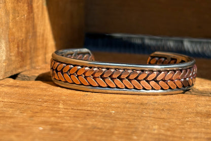 Copper Double Twist Cuff