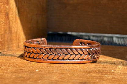 Copper Double Twist Cuff