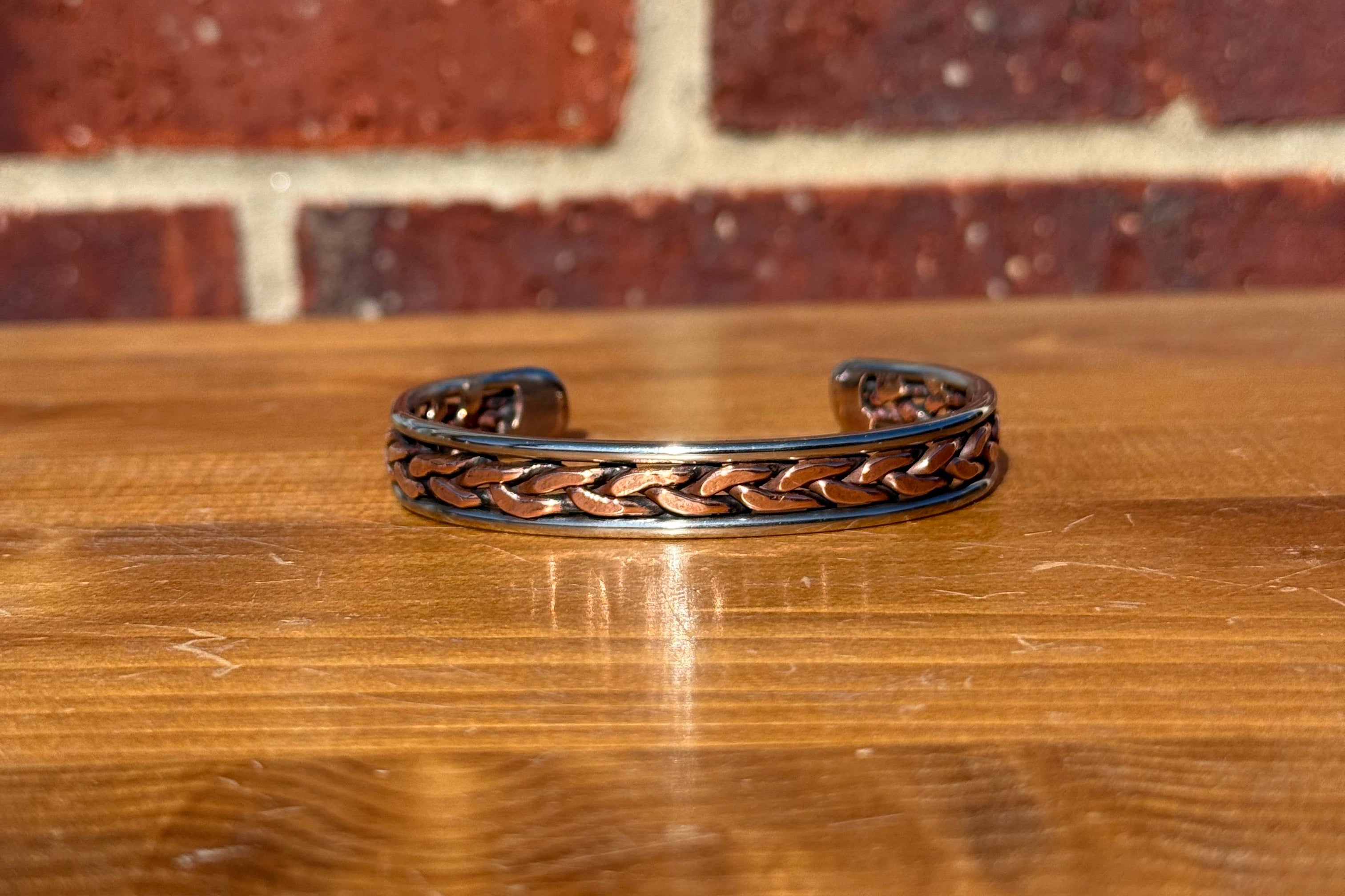 Copper Braid Cuff