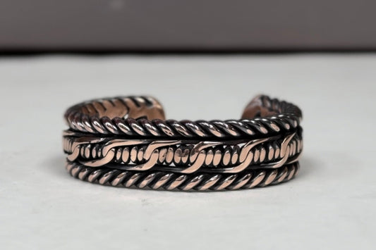 Copper Barbed Wire Cuff