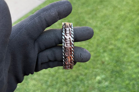 Copper Barbed Wire Cuff